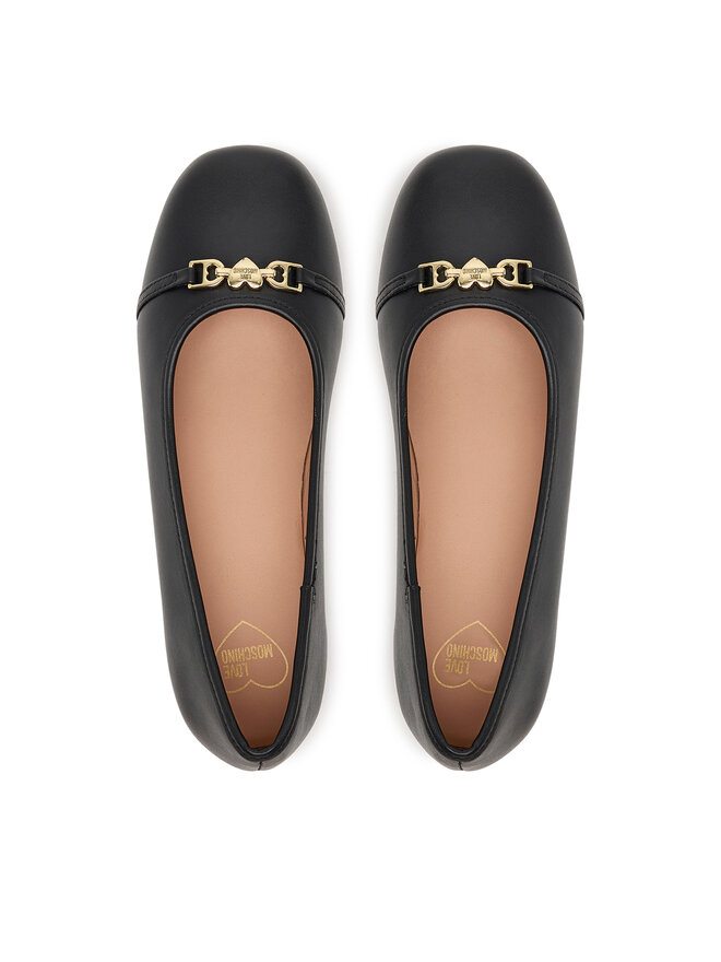 LOVE MOSCHINO Μπαλαρίνες LOVE MOSCHINO JA11081G1NIE000038 Μαύρο