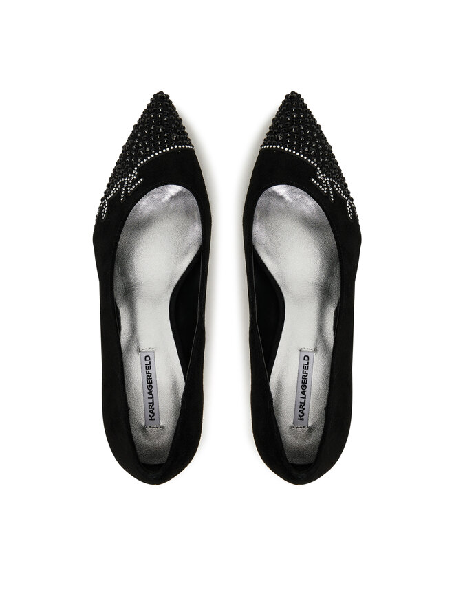 KARL LAGERFELD Lodičky KARL LAGERFELD Sienna Signature Pump KL32712 Černá