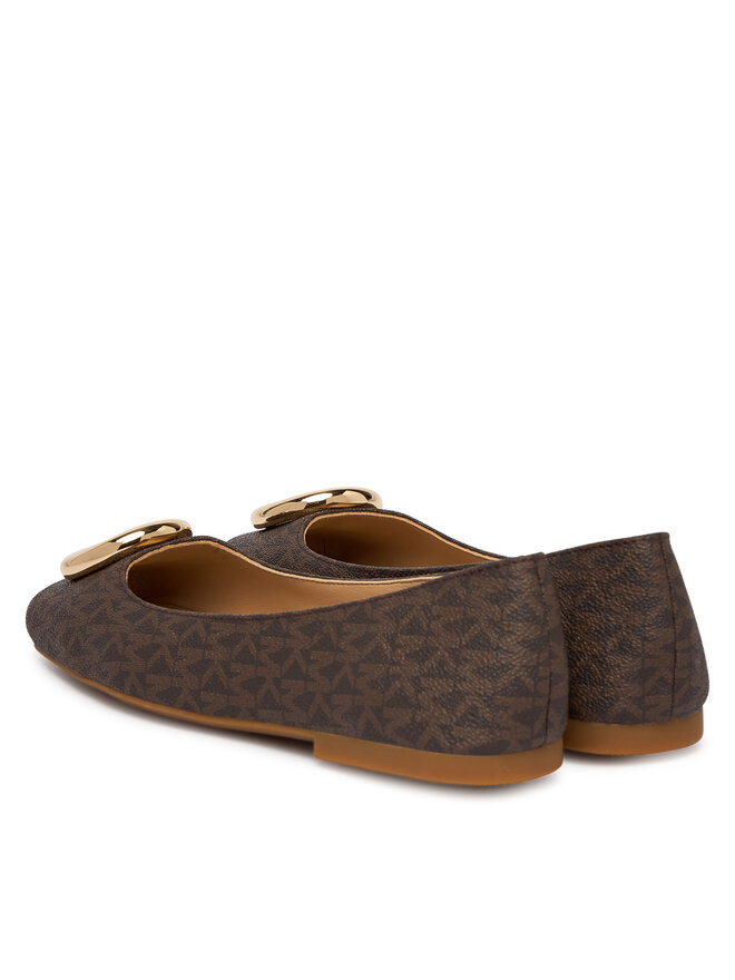 MICHAEL Michael Kors Ballerinas MICHAEL Michael Kors Milan Flex Ballet 40F5MLFP1B Braun