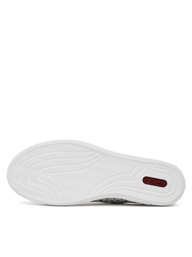 Rieker Sneakersy Rieker L8831-80 Biela