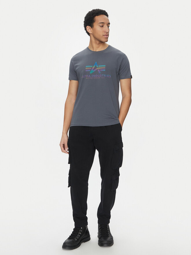 Alpha Industries Alpha Industries Póló Basic 100501 Szürke Regular Fit