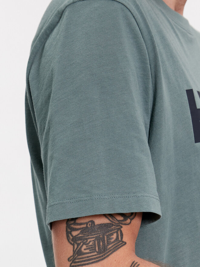 HUGO Hugo T-Shirt Dulivio 50467556 Grün Regular Fit