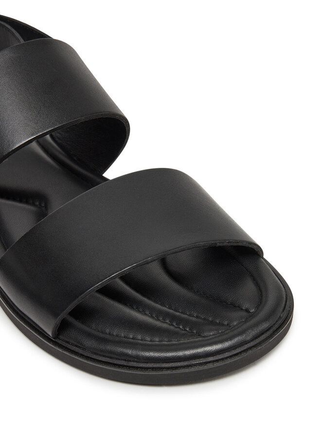 Tommy Hilfiger Sandały Tommy Hilfiger Premium Hilfiger Strappy Lh Sand FM0FM05356 Czarny