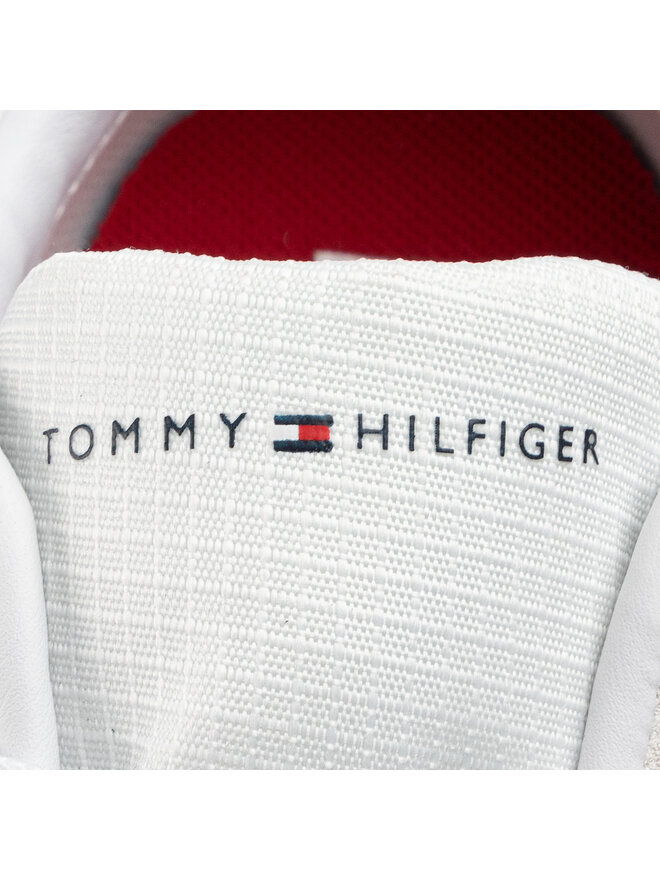 Tommy Hilfiger Sneakers Tommy Hilfiger Corporate Mix Flag Runner FM0FM02601 Weiß