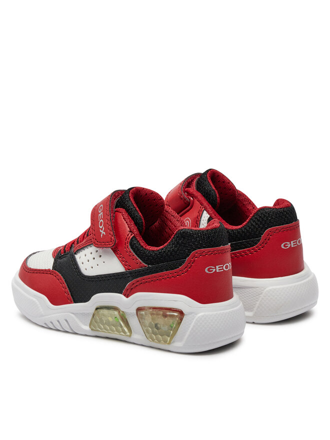 Geox Sneakersy Geox J Illuminus Boy J45GVC 0BU11 C0020 M Červená