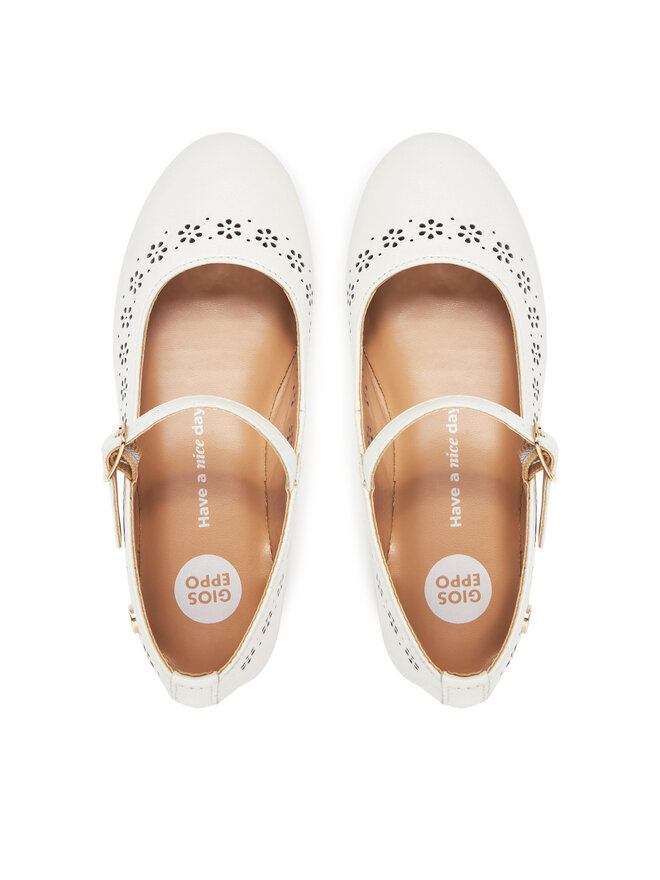 Gioseppo Balerina Gioseppo Kittery 74183-P Fehér