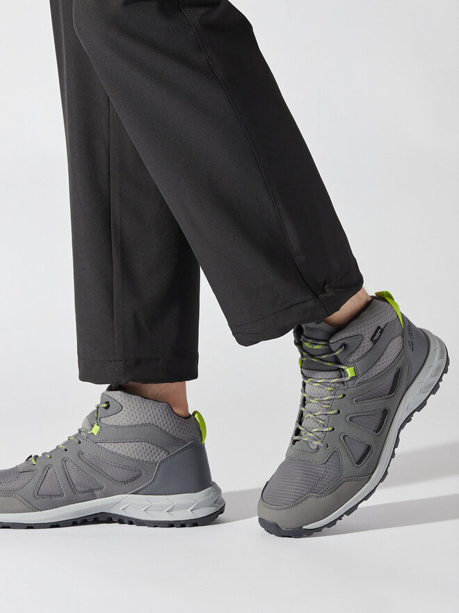 Jack Wolfskin Trekingová obuv Jack Wolfskin Woodland 2 Texapore Mid M 4051261 Šedá