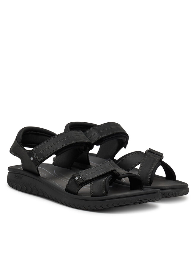 Clarks Sandály Clarks Wesley Shore 26182010 Černá