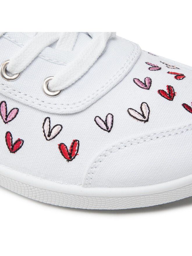 Skechers Sneakersy Skechers Love Brigade 113951/WRPK Biały