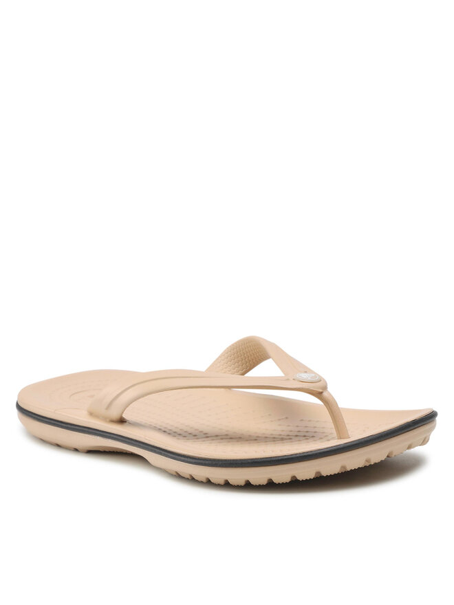 Crocs Zehentrenner Crocs Crocband Flip 11033 Beige