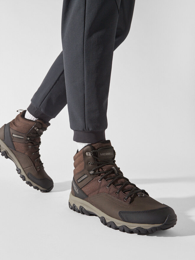 Трекінгові черевики Merrell Thermo Akita Mid Wp J036447 Коричневий |  evzuttya.com.ua