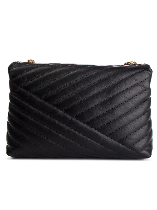 Sac a main Tory Burch Kira Chevron Flap Shoulder Bag 53102 Noir chaussures