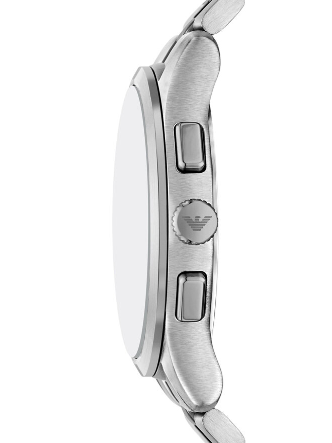Emporio Armani Годинник Emporio Armani Dario AR11691 Срібний