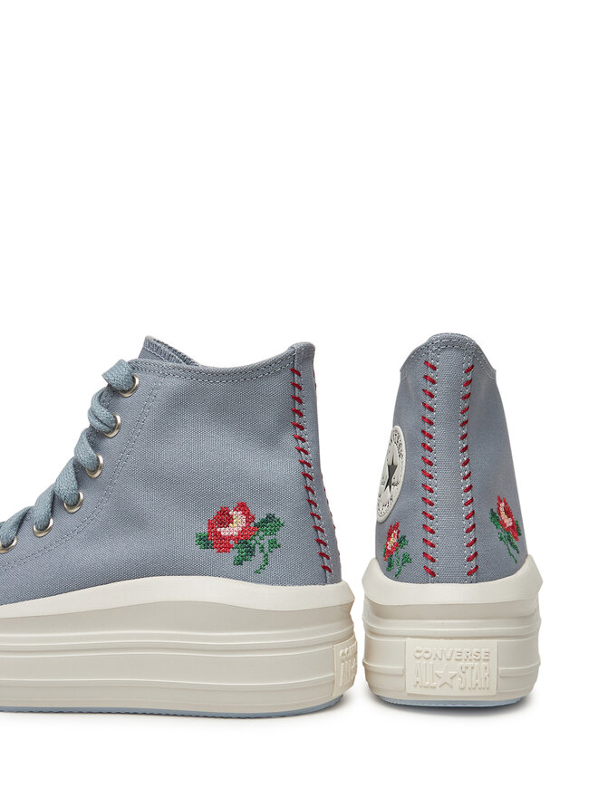 Converse Trampki Converse Chuck Taylor All Star Move Platform Rose A12571C Szary