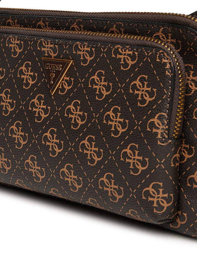 Guess Saszetka nerka Guess Milano HMMILO P5214 Brązowy