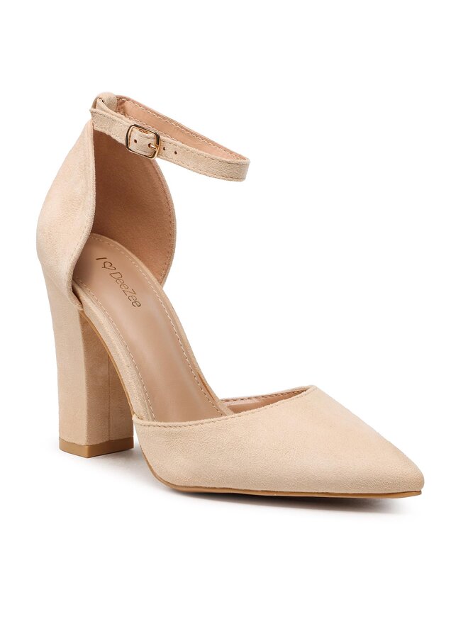 DeeZee Pumps DeeZee KL-091201-06 Beige
