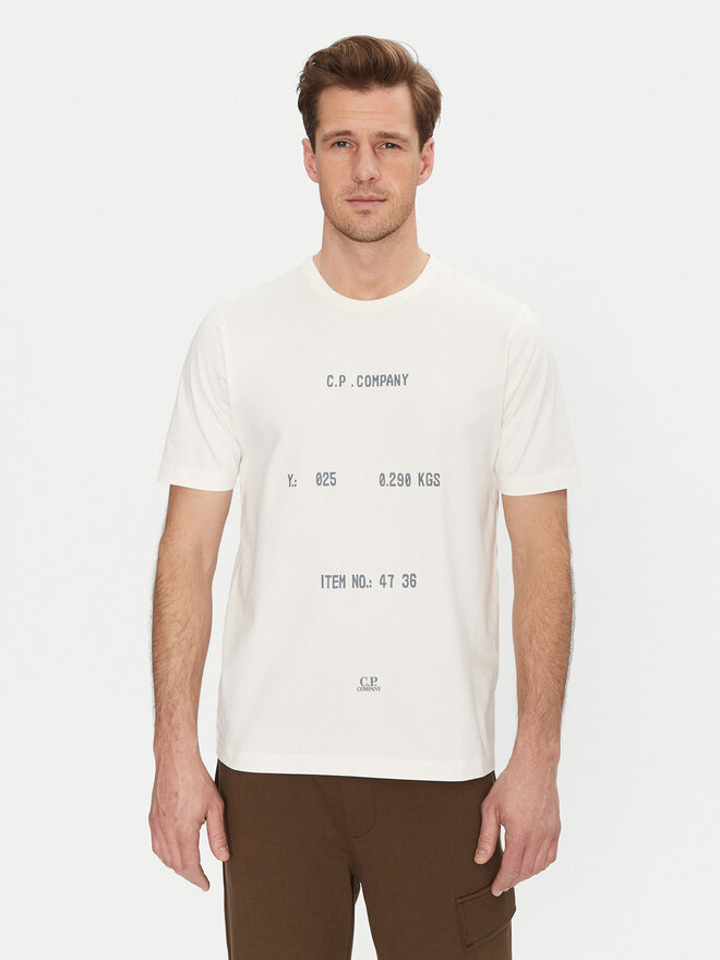 C.P. Company C.P. Company Camiseta 18CMTS107A110301W Blanco Regular Fit