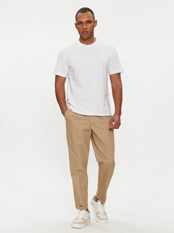 Save The Duck Save The Duck Camiseta DT1194M BESY18 Blanco Regular Fit
