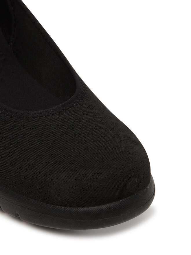 Skechers Baleriny Skechers On-The-Go Flex-Siena 138360/BBK Czarny