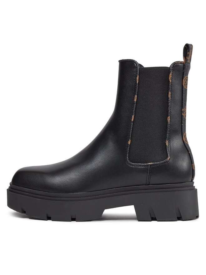 Guess Боти тип челси Guess FL8REN ELE10 Черен