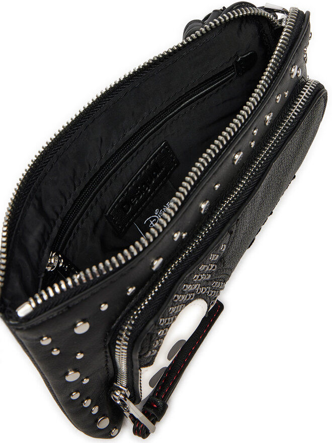 Desigual Голям дамски портфейл Desigual 24WAYP35 Черен