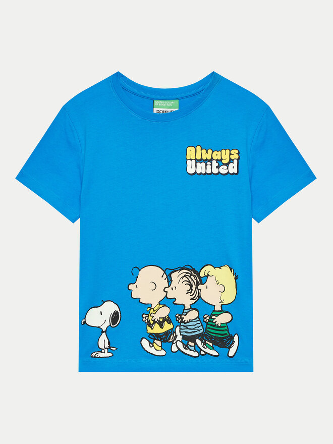 United Colors Of Benetton United Colors Of Benetton Camiseta 3096G10EW Azul Regular Fit