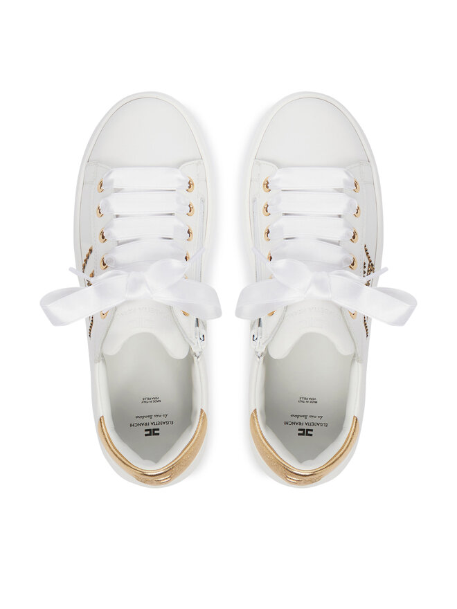 Elisabetta Franchi Снікерcи Elisabetta Franchi F4A9-E0504-0092 D Білий