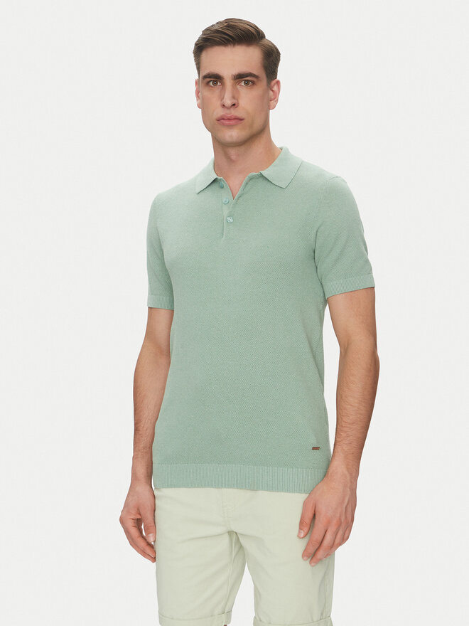 INDICODE INDICODE Poloshirt Invorm 30-485 Grün Regular Fit