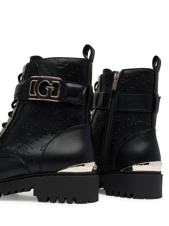 Guess Trapery Guess FLTORA FAL10 Czarny