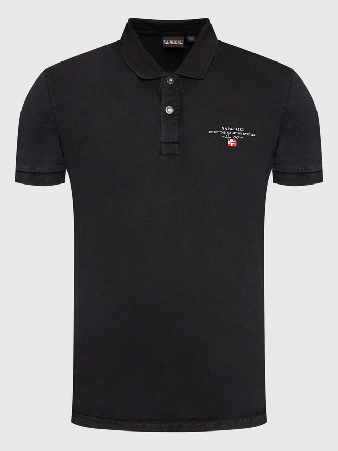 Napapijri Napapijri Polo Elbas NP0A4GB4 Μαύρο Regular Fit