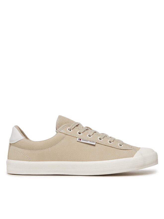 Tommy Jeans Laisvalaikio batai Tommy Jeans Tjm Vulcanized Bumper Suede EM0EM01407 Smėlio