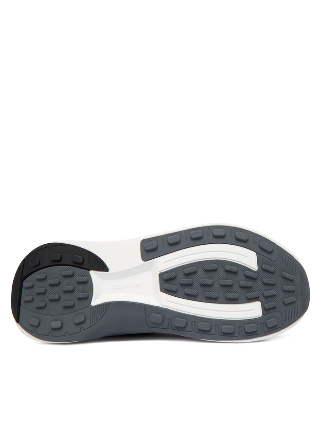 Calvin Klein Сникърси Calvin Klein Chunky Runner Laceup Mix Aop YW0YW02077 Черен