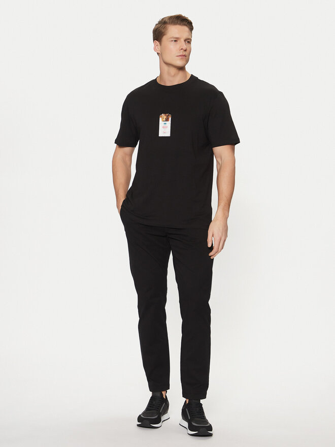 HUGO HUGO Camiseta 50530683 Negro Regular Fit