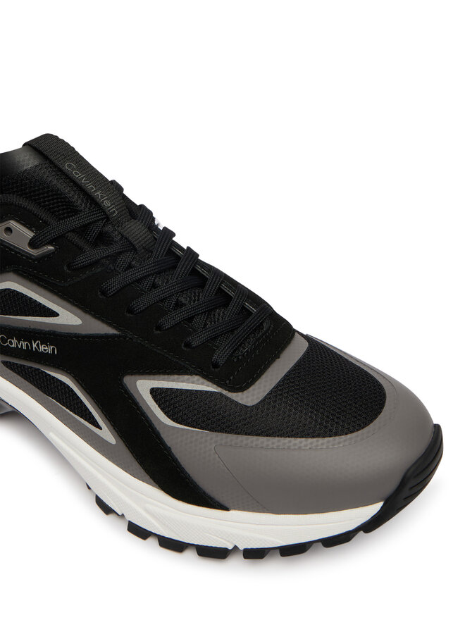 Calvin Klein Sneakers Calvin Klein Hike Runner Ck Stripe Mix Ny-Su HM0HM02220 Schwarz