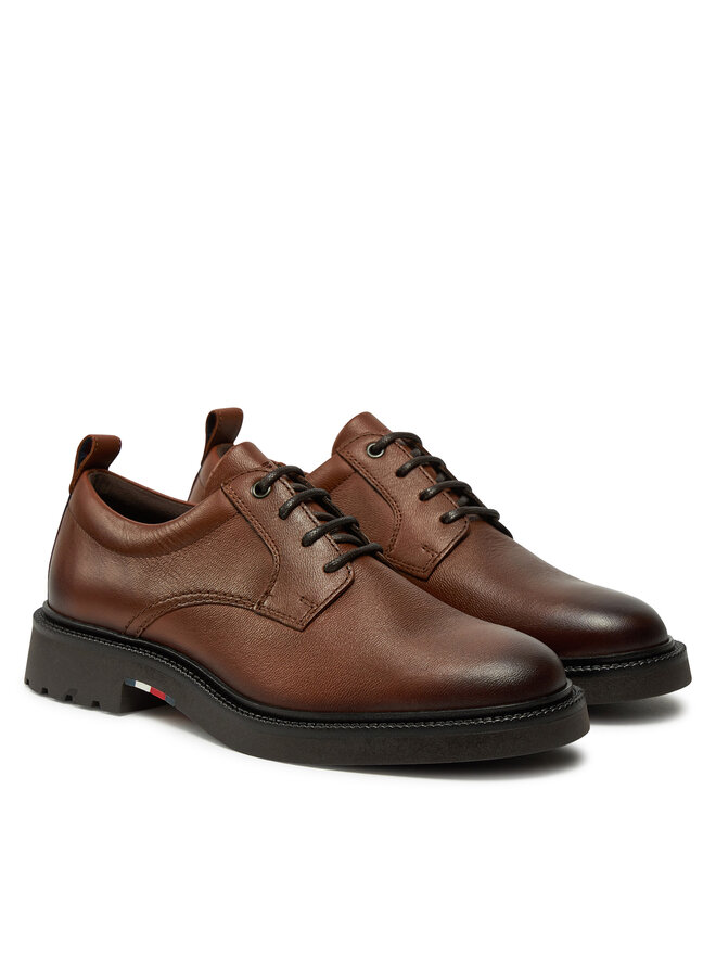 Tommy Hilfiger Scarpe basse Tommy Hilfiger Comfort Lwt Lth Shoe FM0FM05172 Marrone