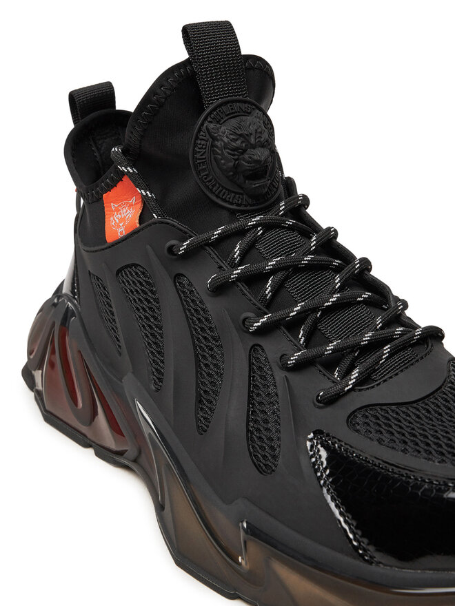 Plein Sport Снікерcи Plein Sport The Flame Gen.X.02 Tiger PACS USC0435 STE003N Чорний