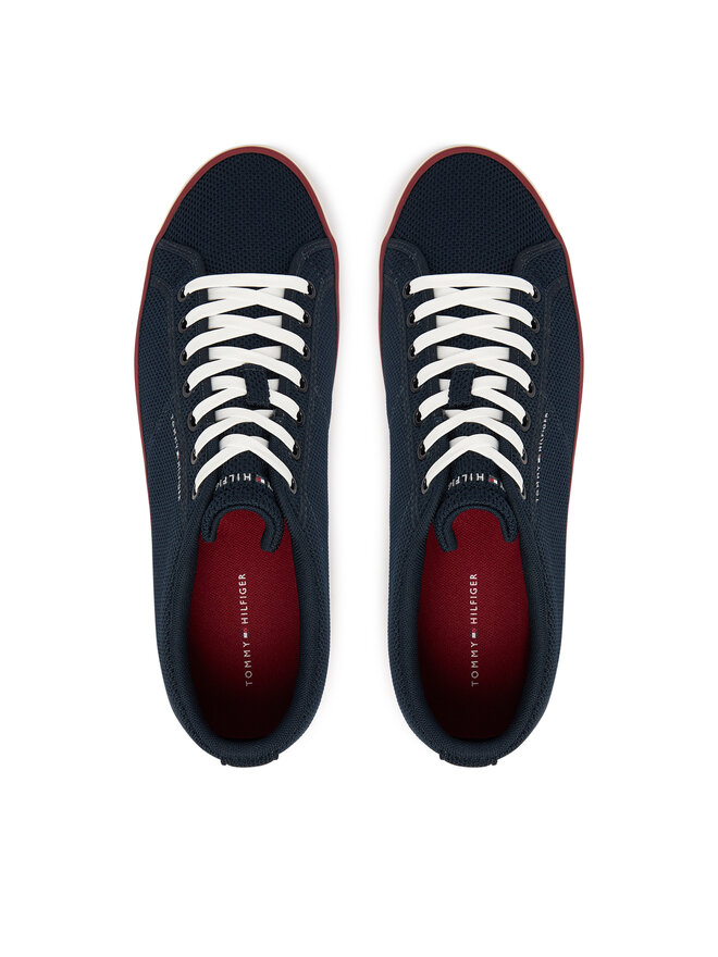 Tommy Hilfiger Sneakers aus Stoff Tommy Hilfiger Harlem Core Ii Seasonal Textile FM0FM05820 Dunkelblau