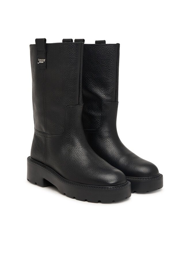 Tommy Jeans Stiefel Tommy Jeans Tjw Tubular Mid Boots EN0EN03111 Schwarz