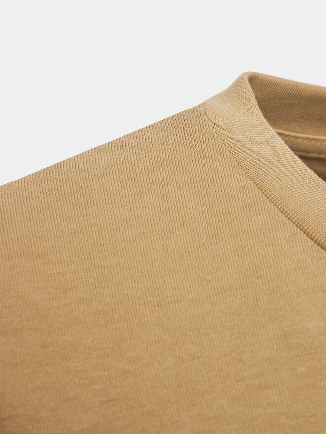 Lindbergh Lindbergh T-Shirt 30-400120 Μπεζ Relaxed Fit