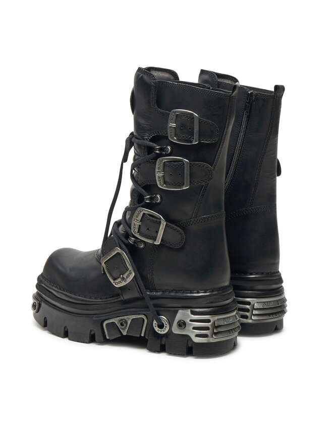 NEW ROCK Glany NEW ROCK M-373-S4 Czarny