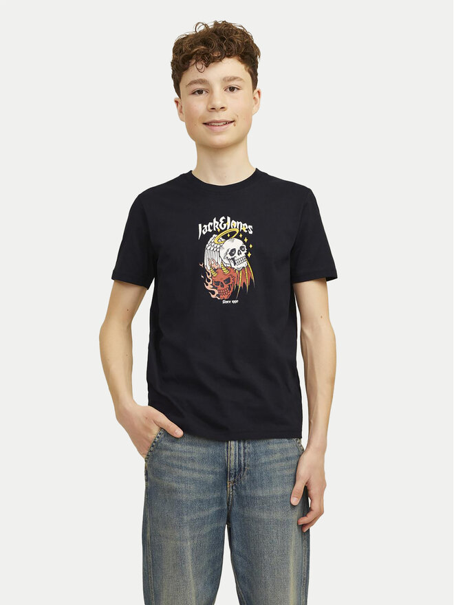 Jack&Jones Junior Jack&Jones Junior Camiseta Seven Skull 12263213 Negro Standard Fit