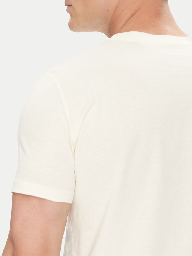 Mustang Mustang T-Shirt Austin 1016483 Μπεζ Regular Fit