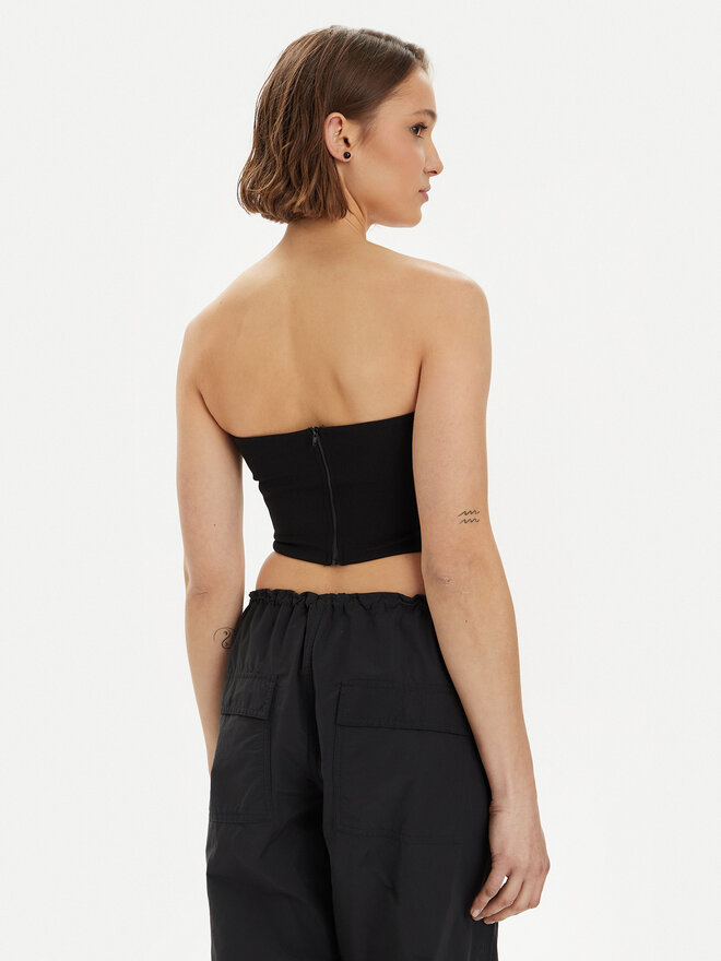 Gina Tricot Gina Tricot Τοπ 21293 Μαύρο Slim Fit