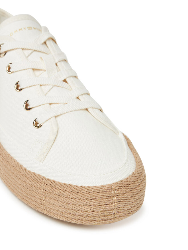 Tommy Hilfiger Εσπαντρίγιες Tommy Hilfiger Vulc Espadrille Sneaker FW0FW08404 Λευκό