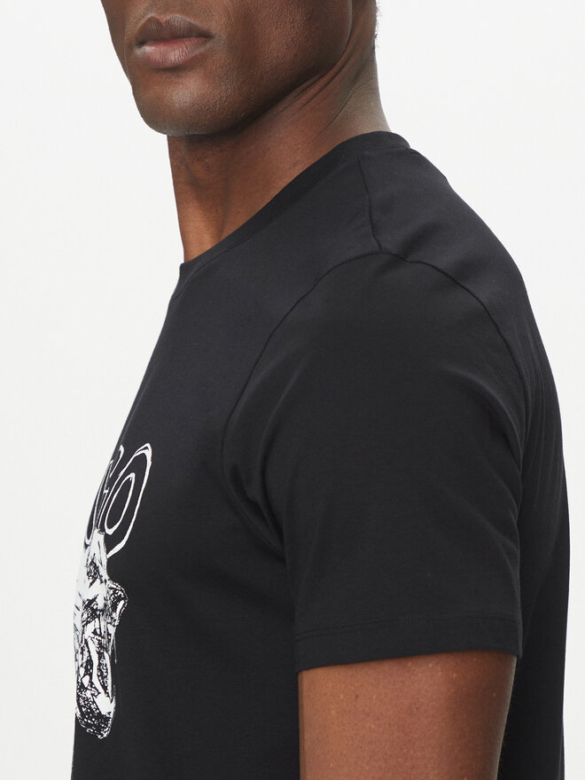 HUGO HUGO Camiseta Durro 50538257 Negro Regular Fit