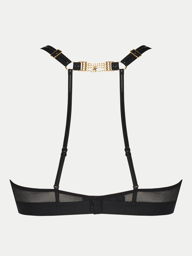 Chantelle Chantelle Σουτιέν Bralette Reptilla C01LP9 Μαύρο