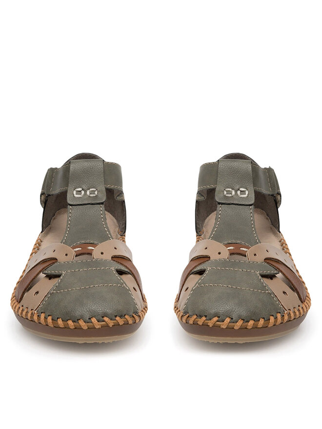 Rieker Sandalen Rieker M1655-54 Grün