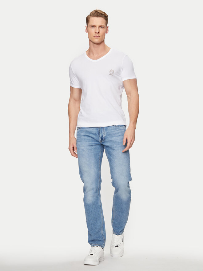 Versace Versace Camiseta AUU01004 Blanco Regular Fit