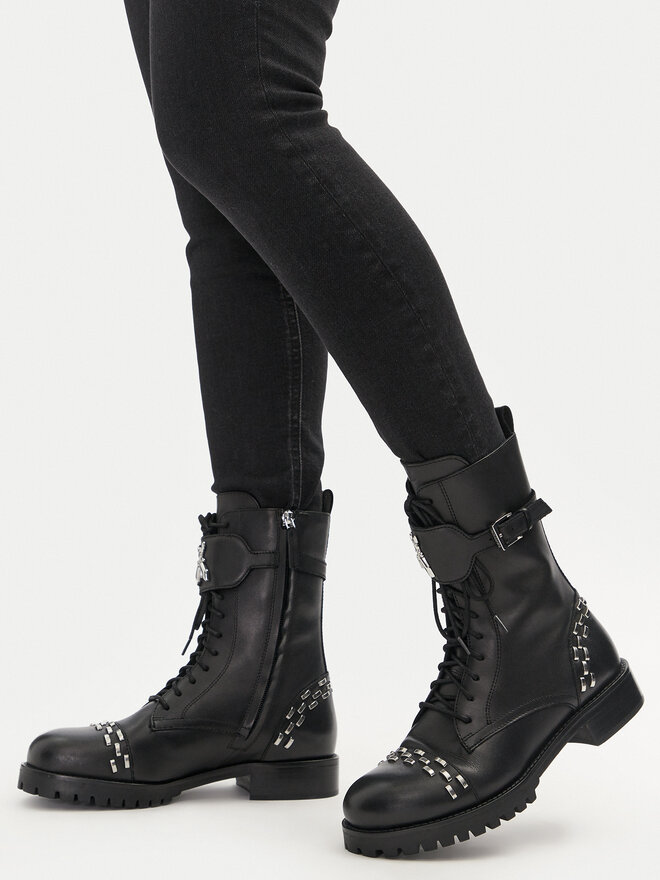 Patrizia Pepe Schnürstiefeletten Patrizia Pepe 8Y0102/L119-K103 Schwarz
