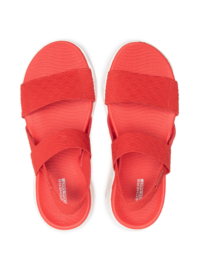 Sandali skechers rosso new arrivals